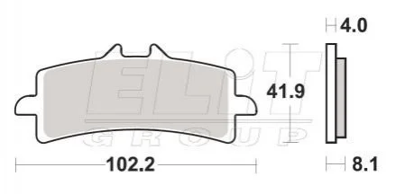 Гальмівні колодки SBS 901RS