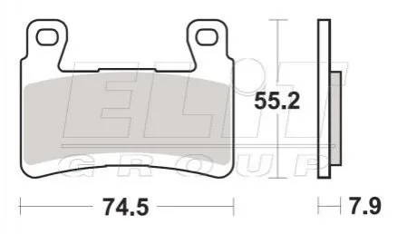 Гальмівні колодки SBS 894HS