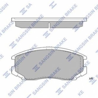 Кт. Гальмiвнi колодки Hi-Q (SANGSIN) SP1142A