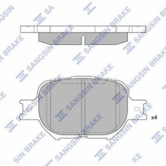 Кт. Гальмiвнi колодки Hi-Q (SANGSIN) SP1272