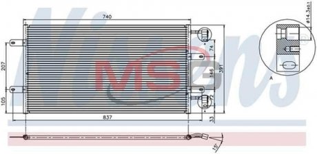 Конденсатор без хладогену NISSENS 94678