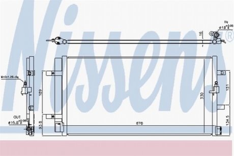 Радиатор кондиционера VAG NISSENS 940453