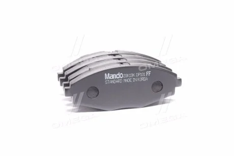 Колодка гальм. диск. DAEWOO LANOS 1.5 передн. (вир-во Mando) MANDO MPD06