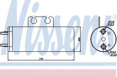 Осушувач кондицiонера NISSENS 95316