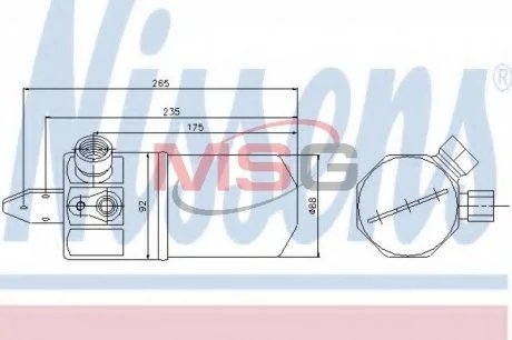 Осушувач кондицiонера NISSENS 95318
