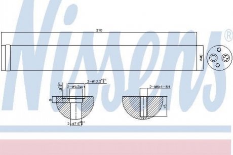 Осушувач кондицiонера NISSENS 95342