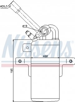 Осушувач кондиціонера NISSENS 95331