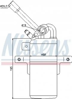 Осушувач кондицiонера NISSENS 95331