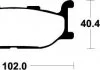 Гальмівні колодки SBS 663HS (фото 3)