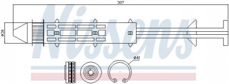 Осушувач кондицiонера NISSENS 95319