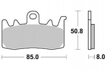 Гальмівні колодки SBS 900HS