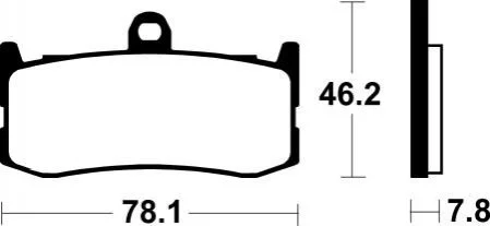 Гальмівні колодки SBS 864HS (фото 1)