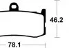 Гальмівні колодки SBS 864HS (фото 1)
