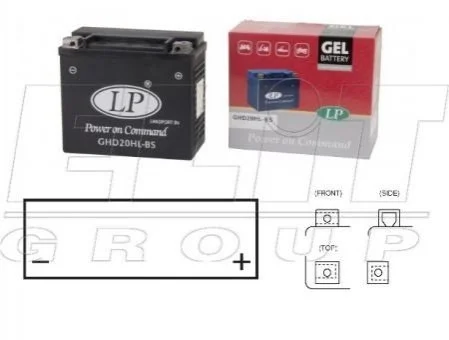 Мотоакумулятор LP GEL LP BATTERY MG GHD20HLBS (фото 1)