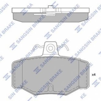 Колодки гальмівні дискові Hi-Q (SANGSIN) SP1741