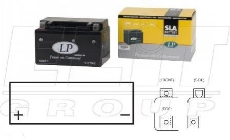 Мотоакумулятор LP SLA LP BATTERY YTZ10S (фото 1)