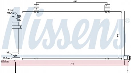 Конденсатор без хладогену NISSENS 940164