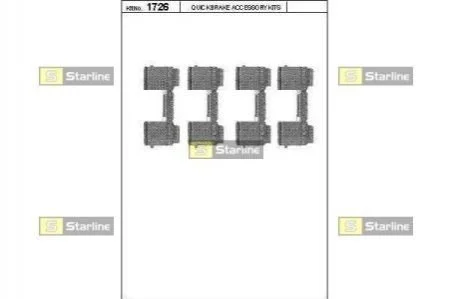 Датчик зносу колодок STARLINE BD PR17 (фото 1)