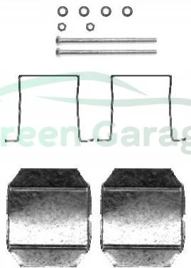 Ремонтный комплект тормозных колодок STARLINE BD PR49 (фото 1)