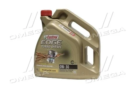 Масло моторн. Castrol EDGE 0W-30 TURBO DIESEL (Канистра 4л) CASTROL 157E5C