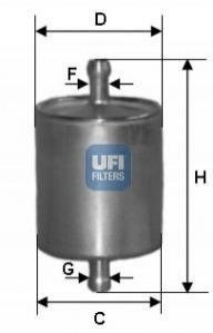 Паливний фільтр UFI 31.760.00