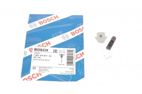 ДАТЧИК ЗНОШУВАННЯ ДИСК.КОЛ.ПЕРЕД BOSCH 1987474577