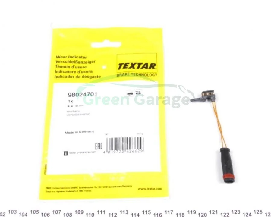 Гальмівні аксесуари TEXTAR 98024701 (фото 1)