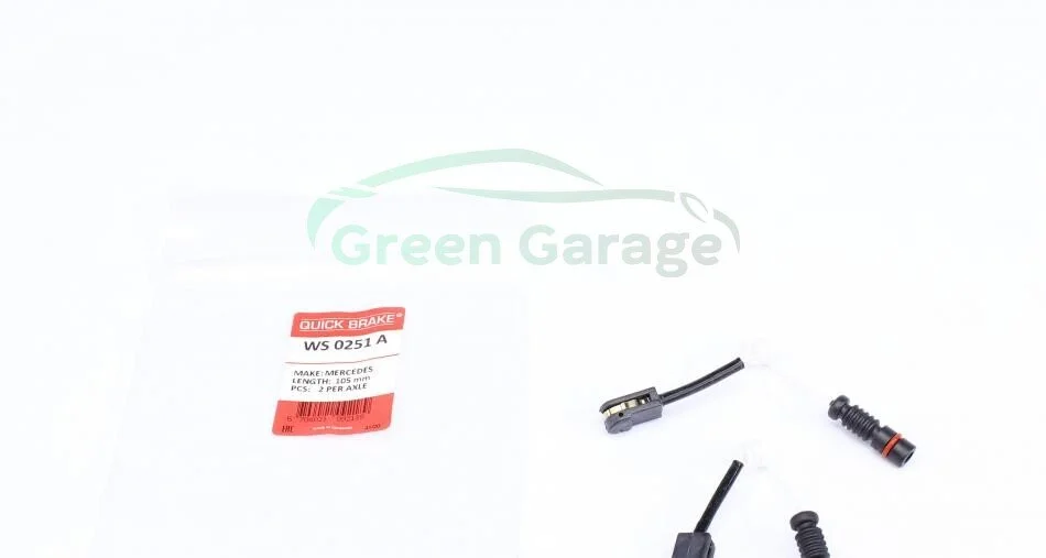 Датчик зносу,гальм.колодки QUICK BRAKE WS0251A (фото 1)