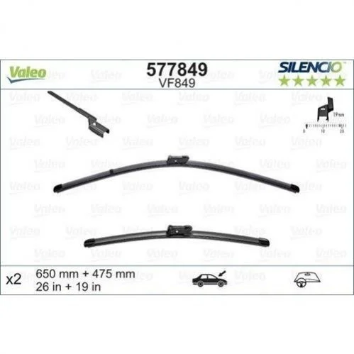 Комплект стеклоочистителей VALEO 577849 (фото 1)