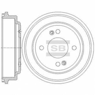 Шт. Гальмiвний диск Hi-Q (SANGSIN) SD1078