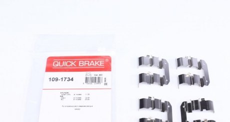 Монтажний компл.,гальм.колодки QUICK BRAKE 109-1734