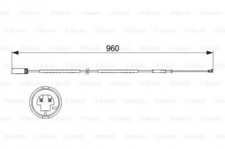 ДАТЧИК ЗНОШУВАННЯ ДИСК.КОЛ.ЗАД BOSCH 1987473523