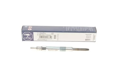 Свеча накаливания GLP066 OPEL ZAFIRA, ASTRA 1.9 05-10 (пр-во) BOSCH 0 250 202 132