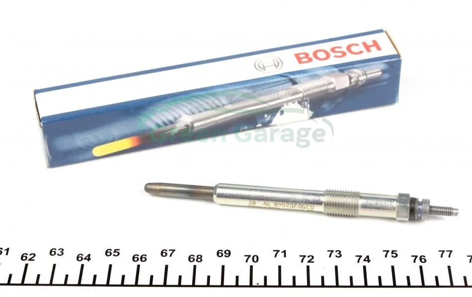Свічка розжарювання BOSCH 0 250 202 048 (фото 1)