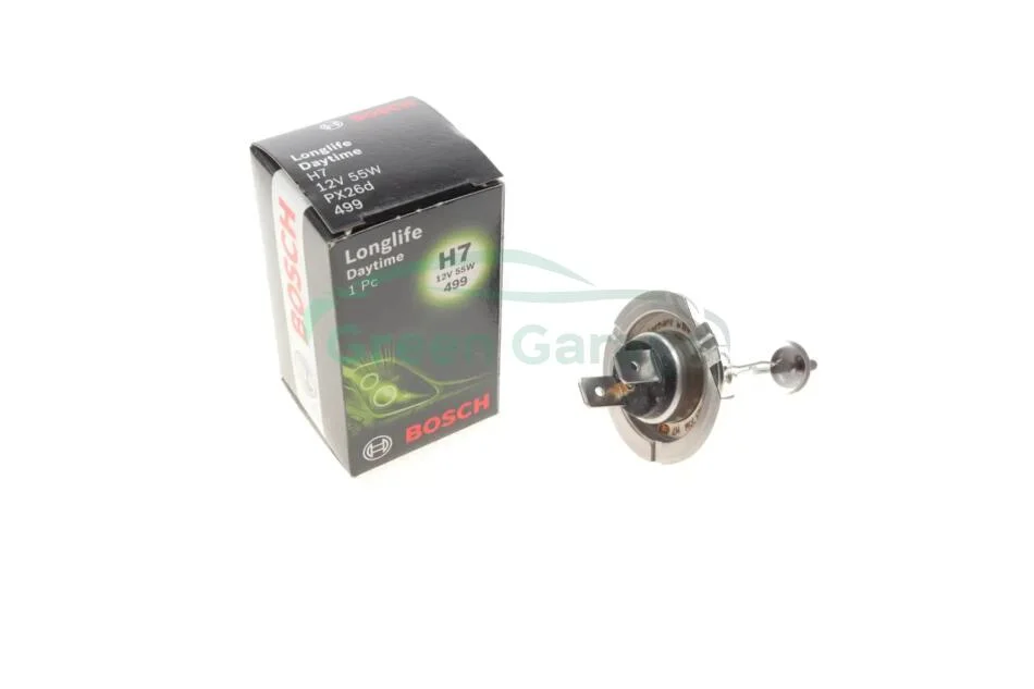 Лампа розжарювання H7 12V 55W PX26d LONGLIFE DAYTIME (вир-во Bosch) BOSCH 1 987 302 078 (фото 1)