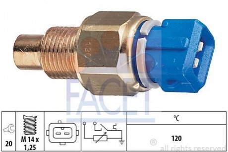 Датчик температури FACET 7.3558