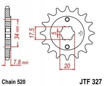 Передня зірка MOTO JT MOTO 10143614