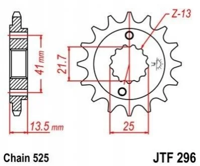 Передня зірка MOTO JT MOTO 10156315