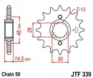Передня зірка MOTO JT MOTO 10566916