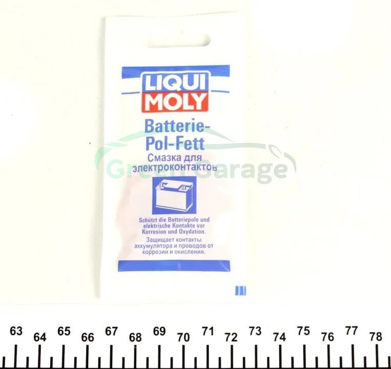 МАСТИЛО ДЛЯ ЕЛЕКТРОКОНТАКТІВ BATTERIE-POL-FETT 0,01КГ LIQUI MOLY 8045 (фото 1)