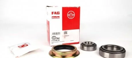 Подшипник ступицы FORD TRANSIT Box (E_ _) передн. мост (Пр-во) FAG 713 6785 00