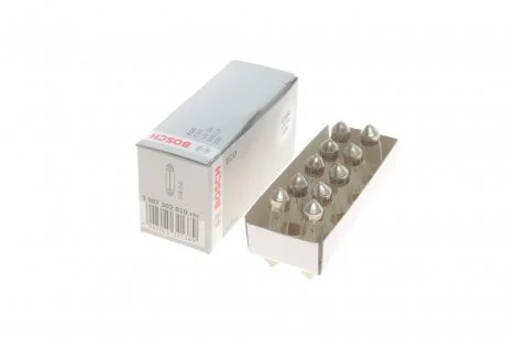 Лампа розжарювання C5W 12V 5W SV8,5 (38мм) (вир-во Bosch) BOSCH 1 987 302 810