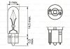 Лампа розжарювання W2,3W 12V 2,3W W2x4,6d PURE LIGHT BOSCH 1 987 302 240 (фото 6)