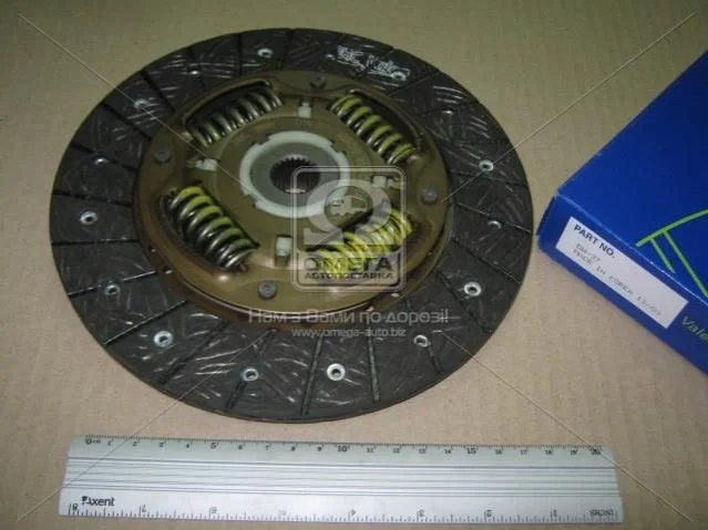 Диск зчепл. ведений GM DAEWOO LANOS,NUBIRA 1.5,1.6 DOHC 96- 215*145*24*20.7 (PHC) VALEO DW37 (фото 1)