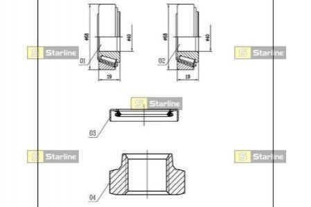 Підшипник колісний STARLINE LO 01324