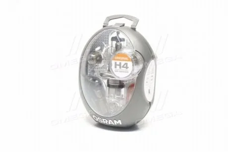 Лампа фарна (набір) H4 12V 60/55W P43t (вир-во) OSRAM CLKMH4