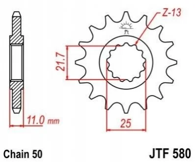 Передня зірка MOTO JT MOTO 10266416
