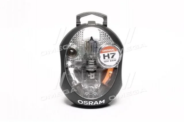 Лампа фарна (набір) H7 12V 55W PX26d (вир-во) OSRAM CLKMH7 (фото 1)