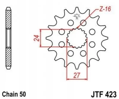 Передня зірка MOTO JT MOTO 10361418