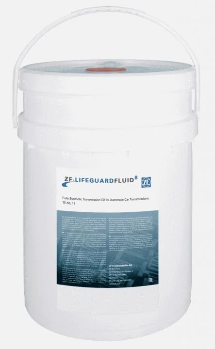 Масло трансмисионное LIFEGUARDFLUID 8 - 20л (5961.308.147) ZF S671.090.311 (фото 1)